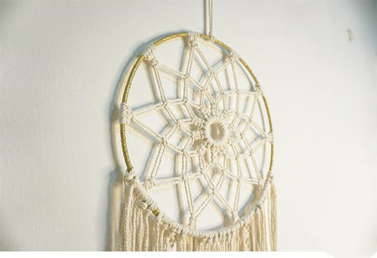 Hand-Woven Cotton Tapestry, Wall Hanging Decor