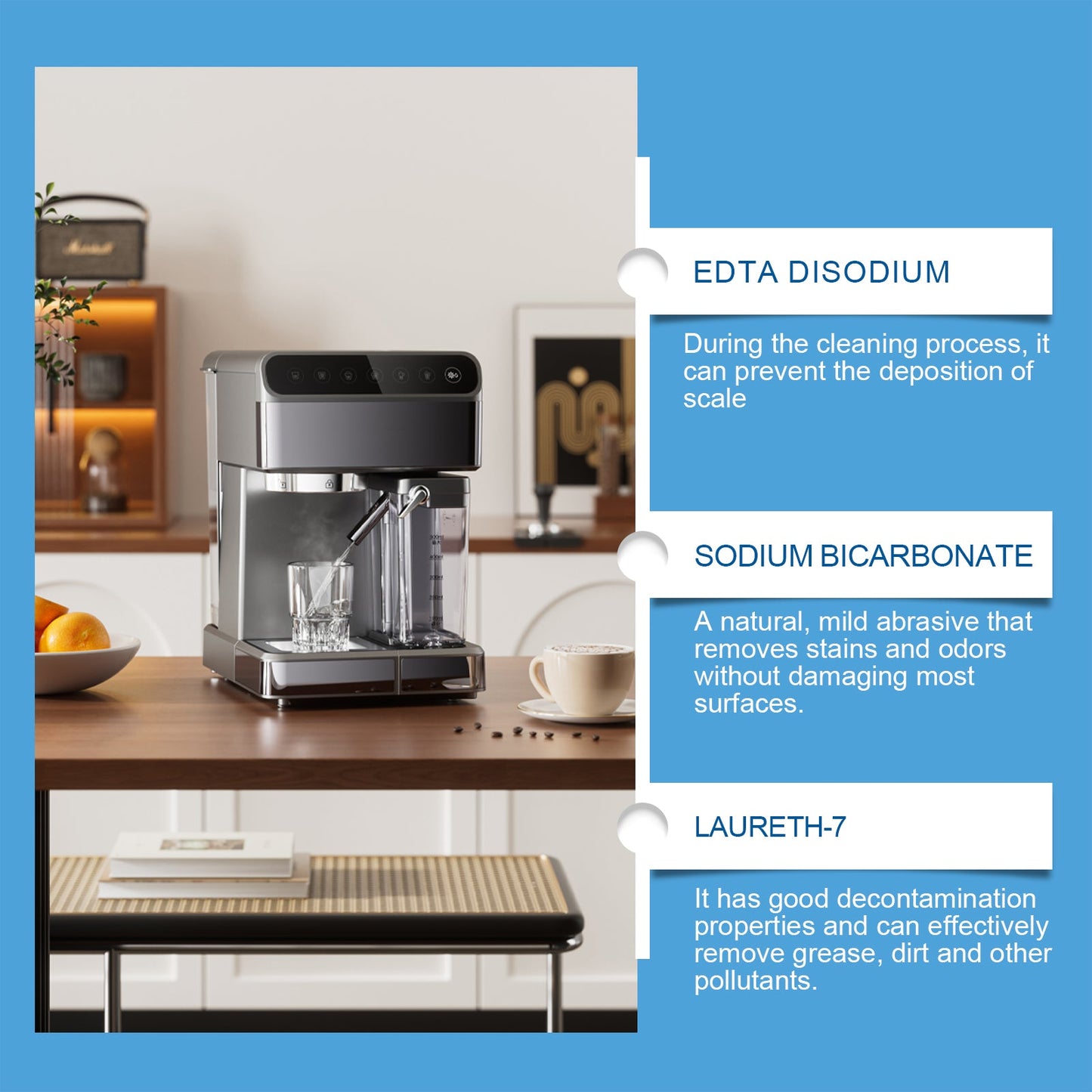 Multi-Purpose Scale Removal Effervescent Tablet Scale Cleaning Effervescent Tablet Electric Kettle Scale Cleaning Tablet