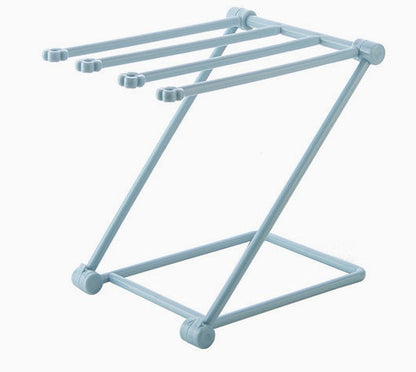 Foldable Dishcloth Shelf Kitchen Organizer