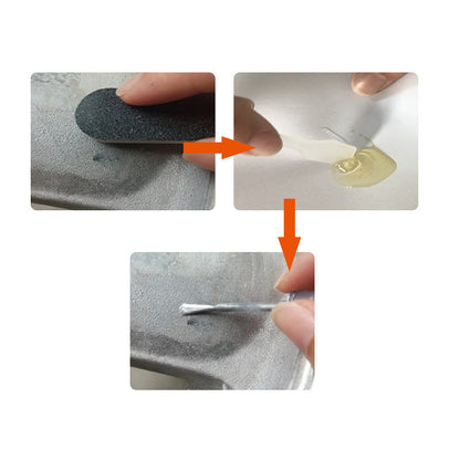 Car wheel repair agent