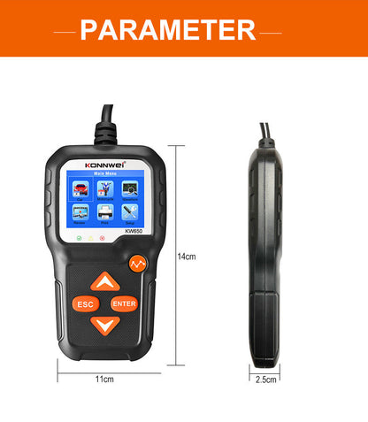 Auto Motorcycle Battery Car Battery Detector