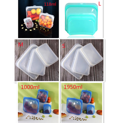 Environmental Protection Silicone Fresh-keeping Bag