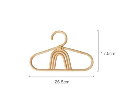 1pcs Handmade Vine Clothes Hanger Indonesian Vine Weaving Moon Sun Rainbow Style Children's Room Photography Room Decoration