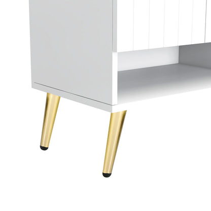 U-Can shoe cabinet with door, 11 layers with adjustable shelves, modern wooden shoe cabinet (PVC surface)