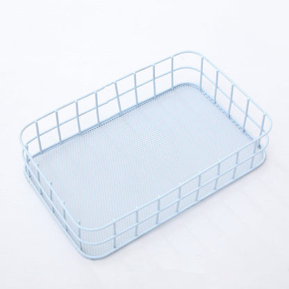 Desktop storage basket cosmetic storage basket home storage