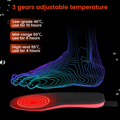 Rechargeable Electric Heating Heating Insole Three-Speed Intelligent Wireless Remote Control Warm Insole