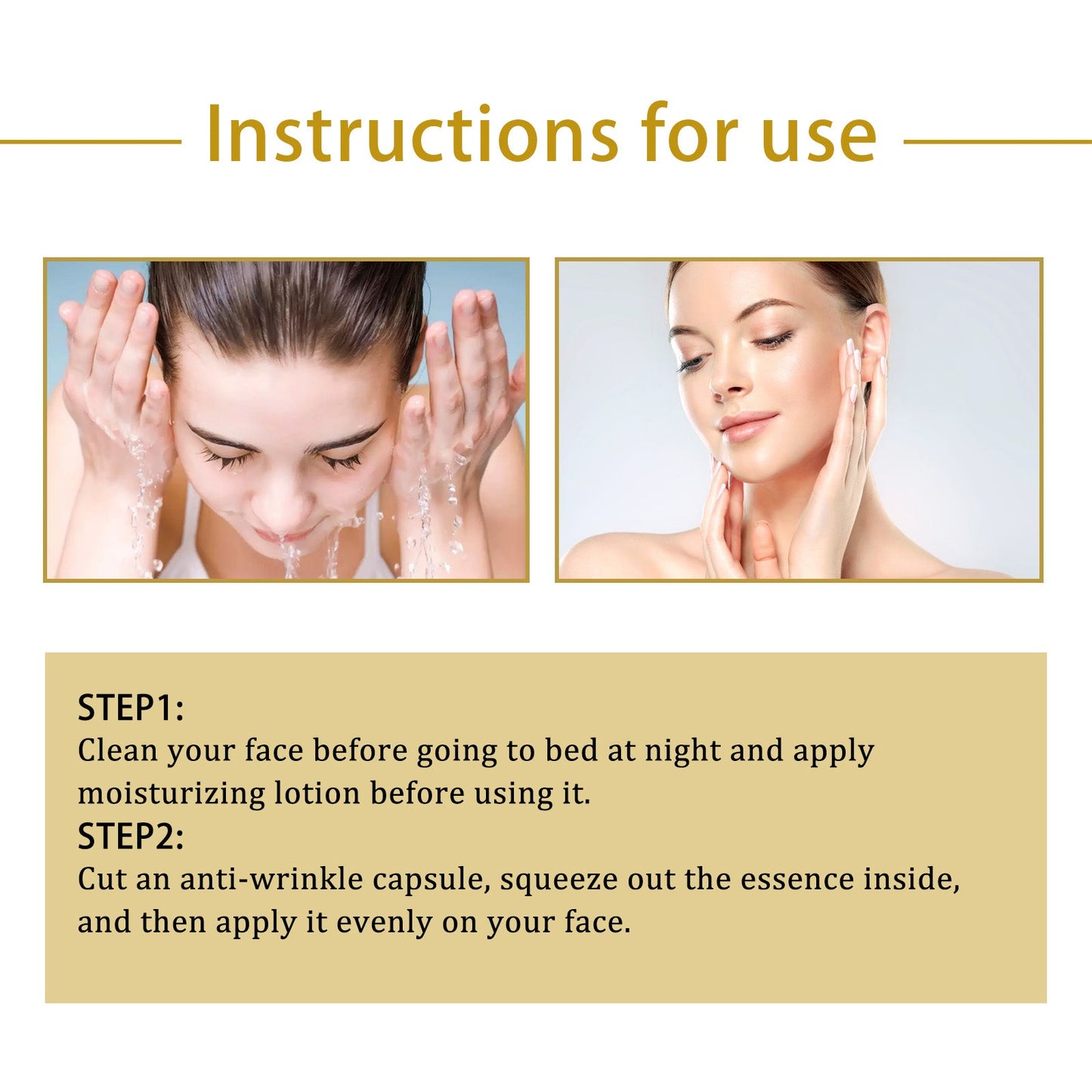 Retinol Anti-Wrinkle Serum, Reduce Facial Wrinkles And Fine Lines By Moisturizing And Firming Anti-Aging Essence