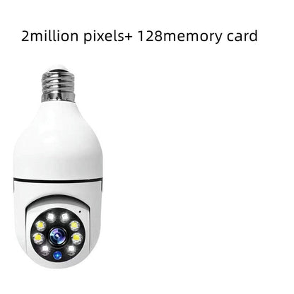 WiFi Bulb Camera 1080P 4X Zoom E27 5G Home Security Monitor