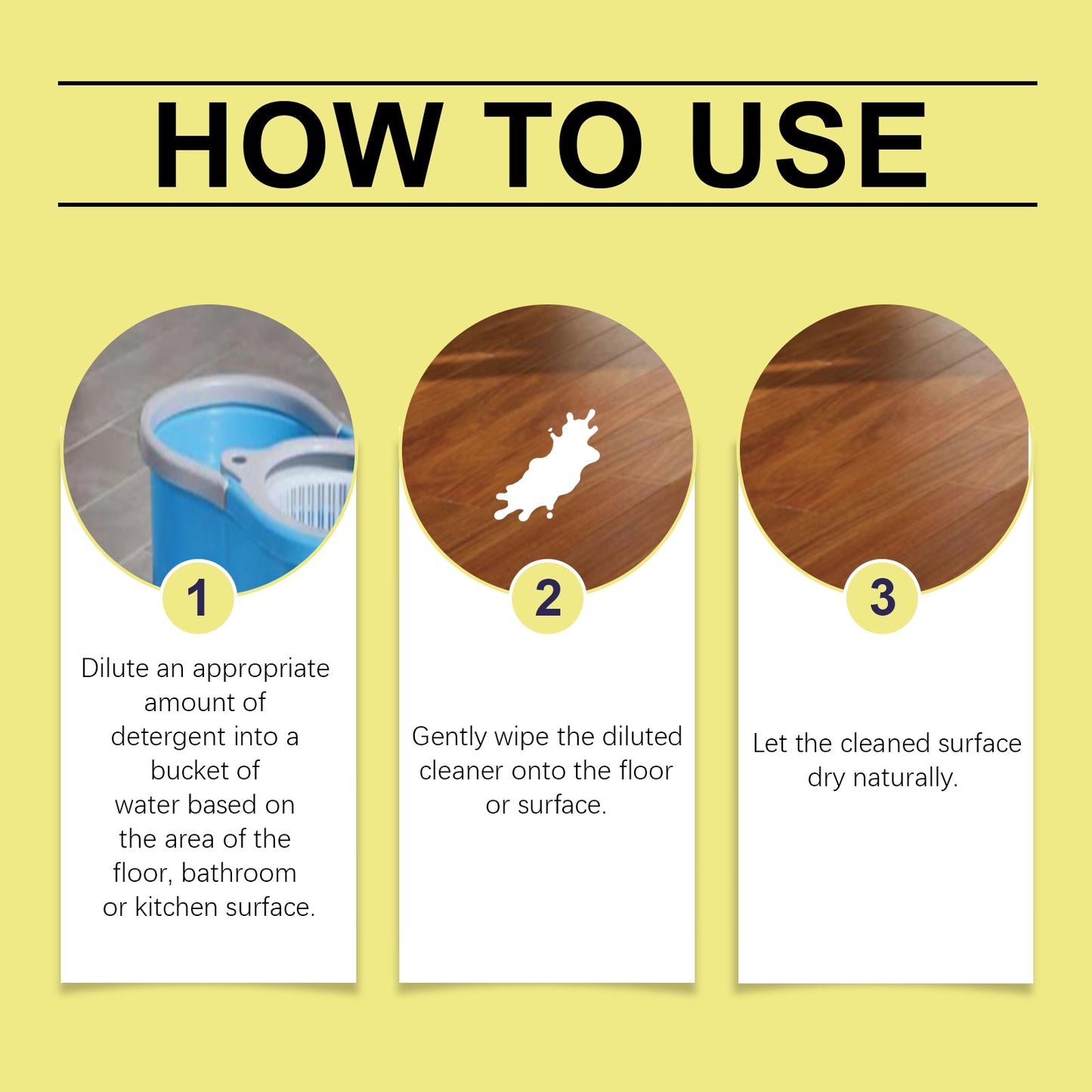 Anti-Fly Floor Cleaner, Clean Floor Stains, Anti-Fly Odor, Fresh Fragrance, Bright And Non-Slip