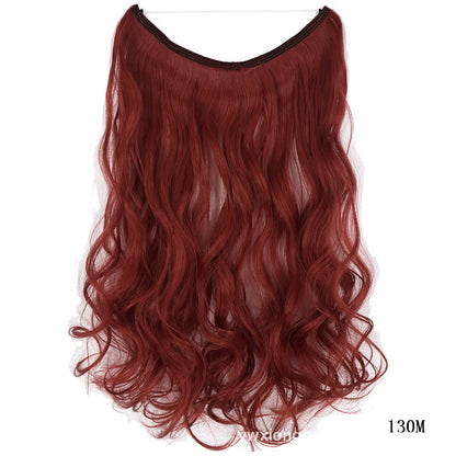 22 Inch Invisible Wire Hair Extensions Synthetic