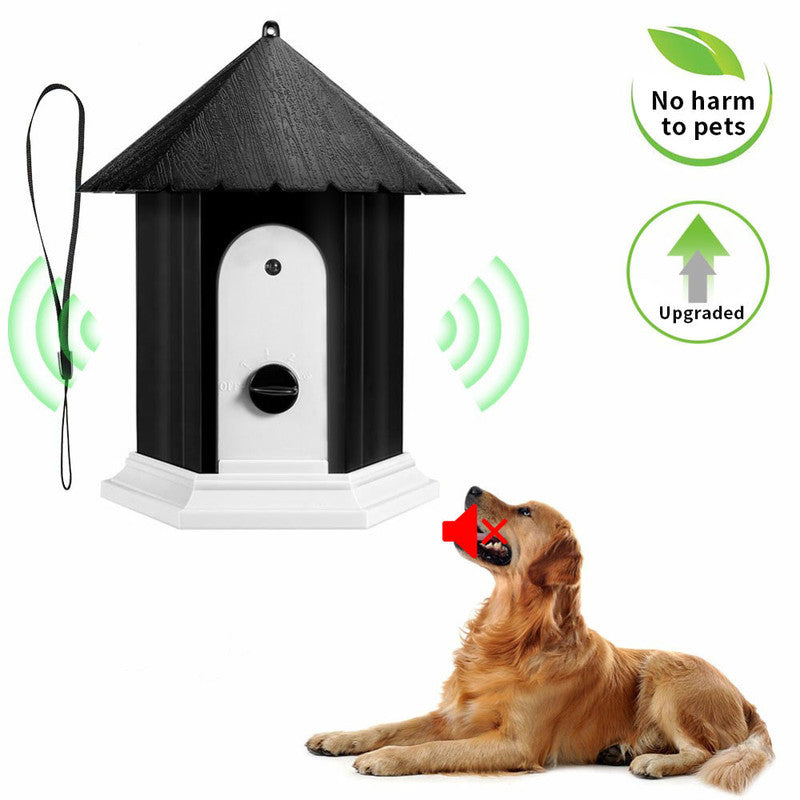 Pet Dog Ultrasonic Anti Barking Silencer   Outdoor Bark Deterrent Trainer Barking Stop