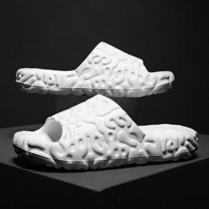 Men's Summer Slippers with Thick Non-slip Soles (Size 40)
