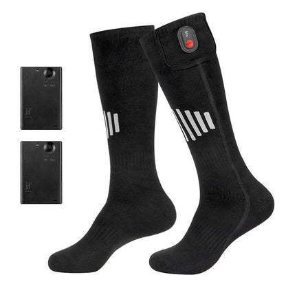 Electric Heating Pure Cotton Skiing Warm-keeping Socks