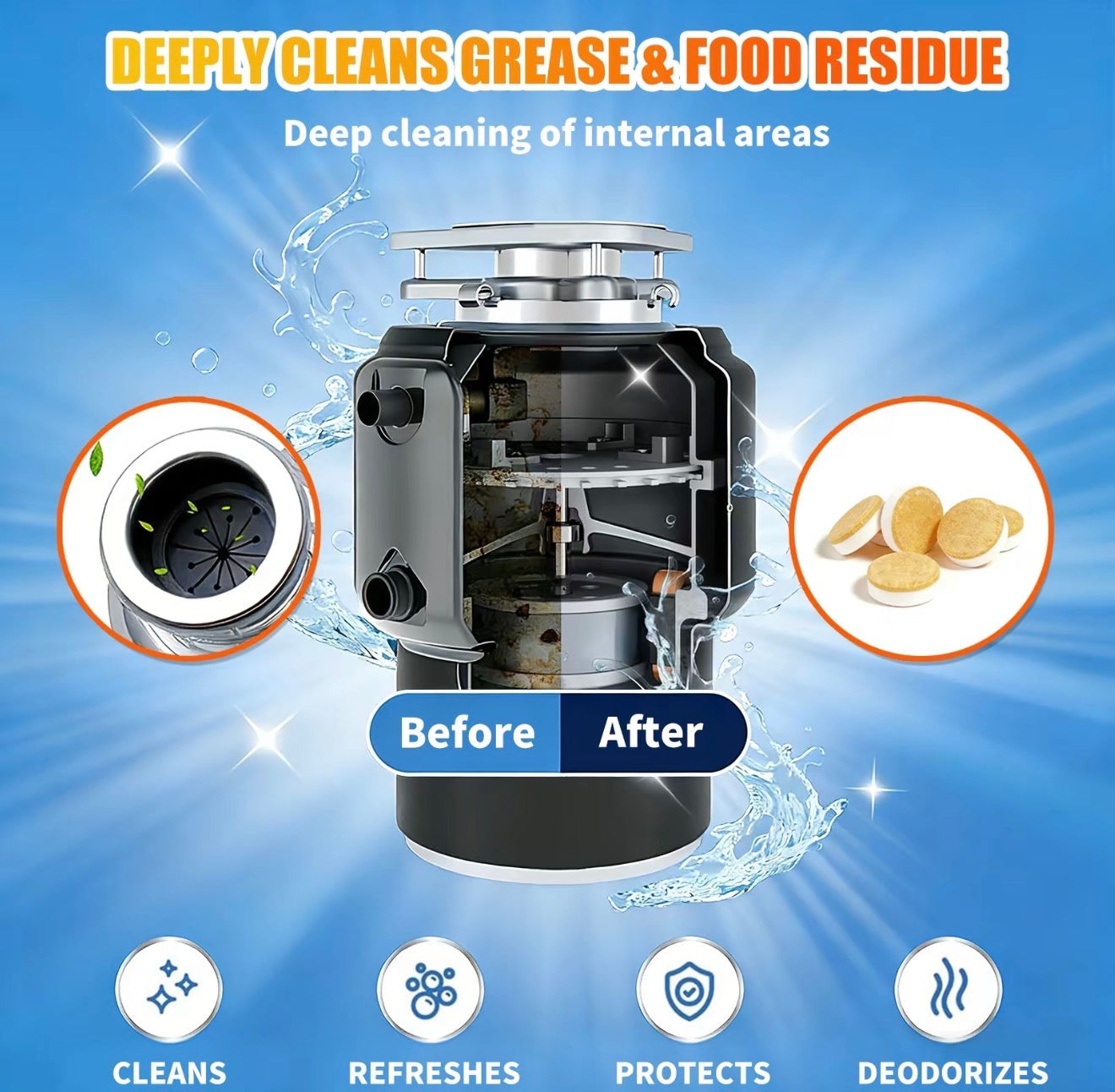 DrainFresh Disposal Tablets