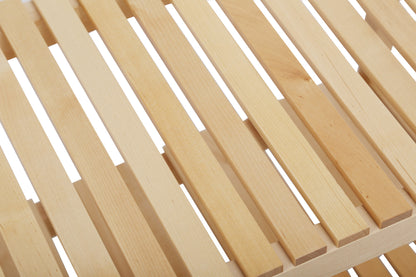 Shoe bench-Birch, 3 Tier Sturdy Shoe Bench Holds up to 300lbs for Entryway Bedroom Living Room Balcony,natural