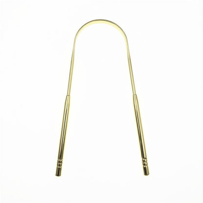 Stainless steel 304 tongue scraper, tongue coating cleaner, tongue scraper, tongue coating brush, oral care tool