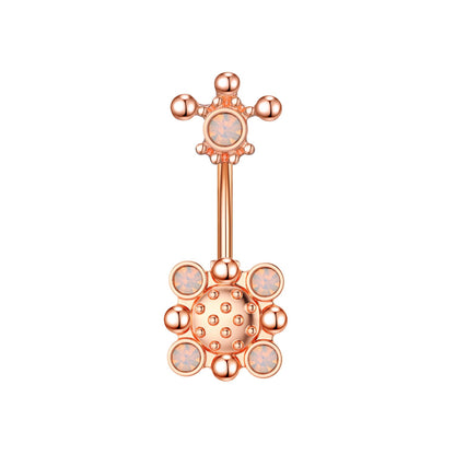 Navel Ring Creative Bat Bee Navel Buckle Navel Ring Body Piercing Jewelry