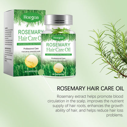 Rosemary Hair Care Capsules Nourishing Hair Care Capsules Soothing And Repairing Frizzy Rosemary Capsules