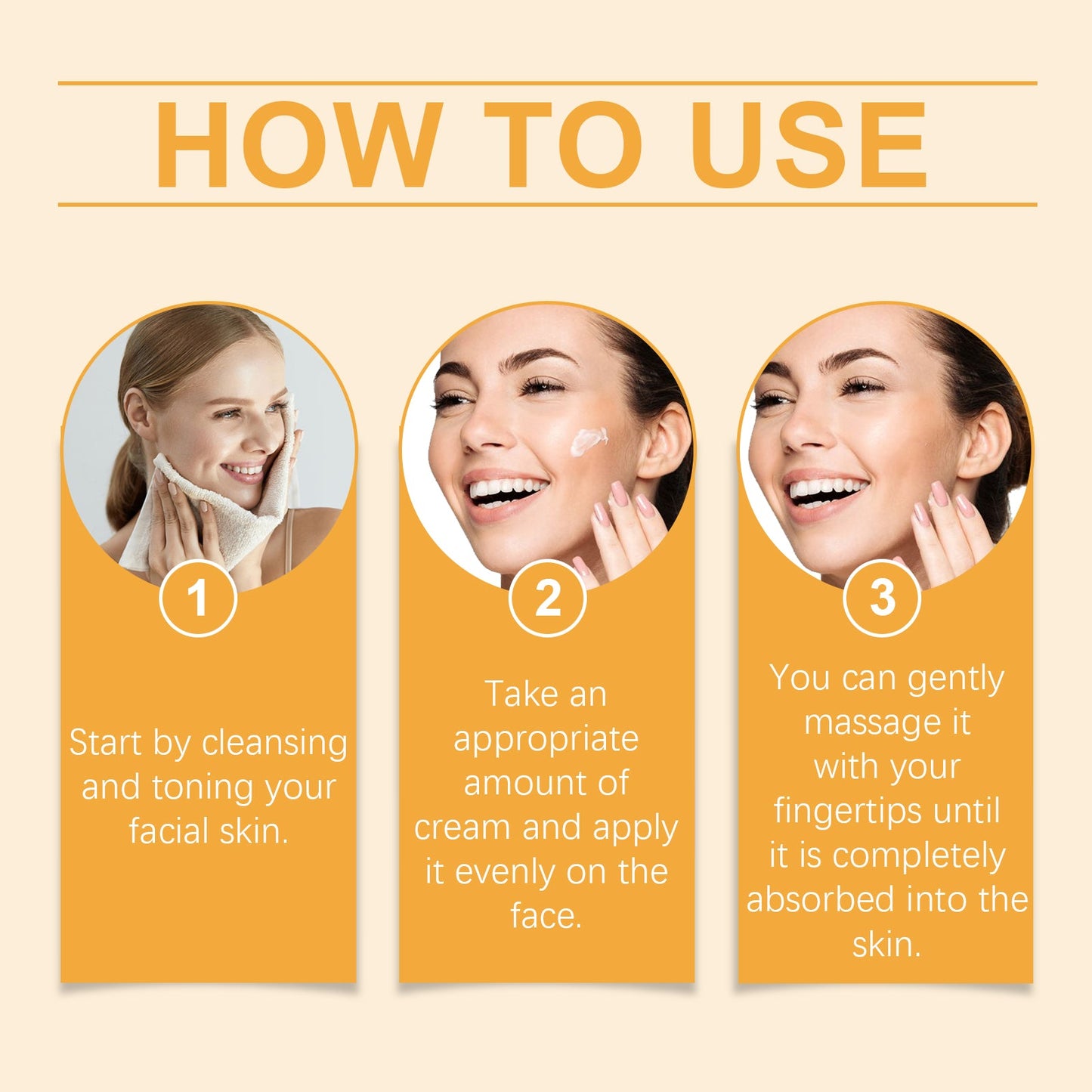 Turmeric Vitamin C Brightening Cream, Moisturizing Even Skin Tone Lighten Acne Mark Brightening Moisturizing Cream