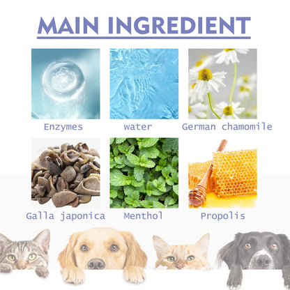 Tooth Cleaning Spray For Cats And Dogs, Remove Tooth Stains Fresh Breath Pets Oral Care Spray