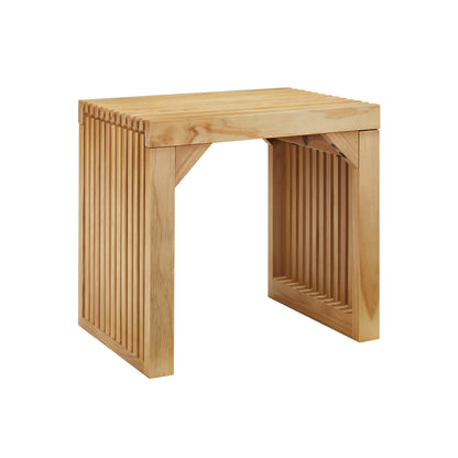 Pine Dining Bench and Table, Indoor Wood Bench for Entryway,Living Room,Kitchen and Bench Set (Nature, Bench & Table) Small
