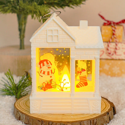 Christmas Gift LED Christmas Wind Light Electronic Candle Light Creative Night Light Christmas Tree Pendant Decorative Supplies