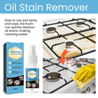 Oil Stain Remover, Kitchen Range Hood Stove Wash Basin Heavy Oil Stain Dirt Cleaner Oil Clean