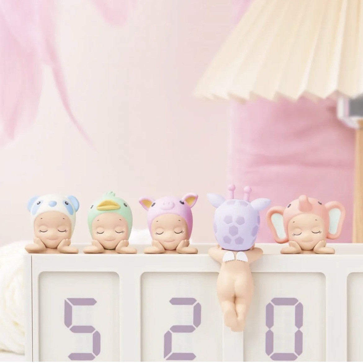 Lying Angel Cheek Blind Box Set Car Ornament Desktop Screen Cupid Handmade Doll