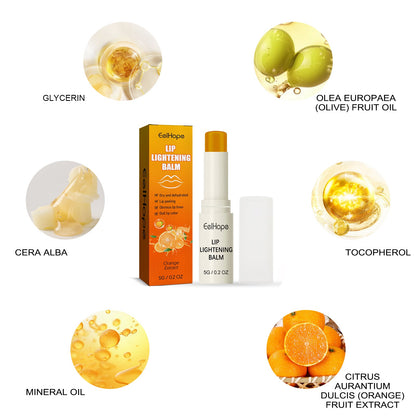 EelHope Lip Lightening Balm, It Moisturizes Fade Lip Lines To Prevent Weather-Shack Dead Skin Moisturizing Lip Care