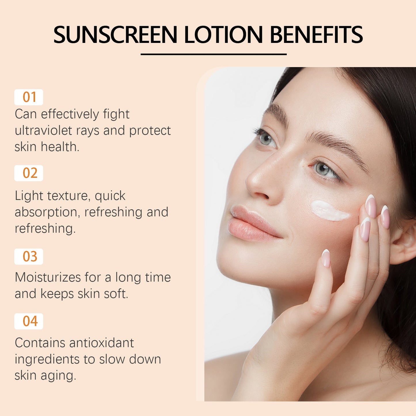 Gentle Protective Cream Outdoor Uv Isolation Non-Sticky Refreshing Moisturizing Skin Moisturizing Protective Cream