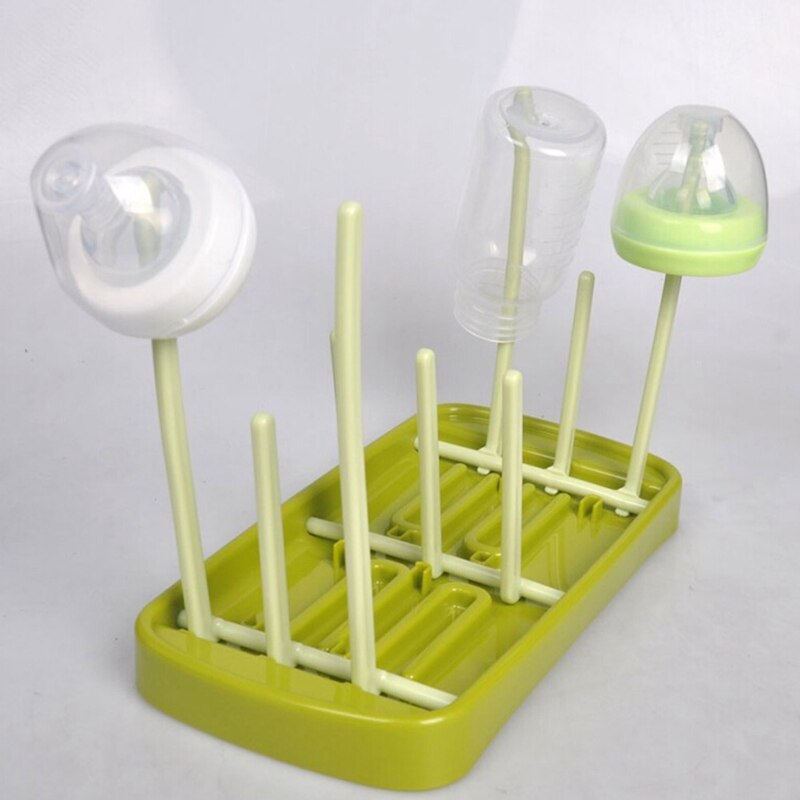Bottle Dry Rack Baby Bottle Drain Drying Racks Blue Pink Baby Bottle Cleaning Dryer Drainer Storage Drying Rack