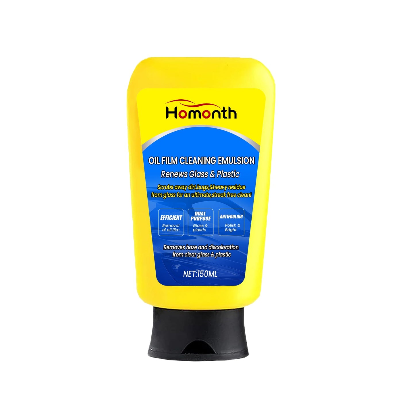 Oil Film Cleaning Emulsion, Powerful Stain Removing Oil Film Cleaning Emulsion For Car Window Front Windshield