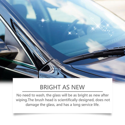 Car Glass Cleaning Brush, Car Window Glass Cleaning Stains Oil Stains Waterproof Rain Cleaning Brush