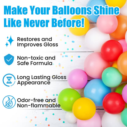 Aerosol Balloon Spray, Balloon Surface Texture Gloss Lasting Non Oxidation Fading Spray
