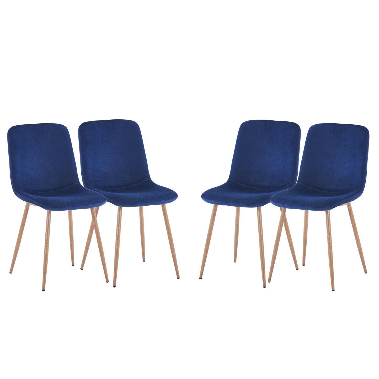 Dining Chair 4PCS（BLUE）Modern style New technology Suitable for restaurants cafes taverns