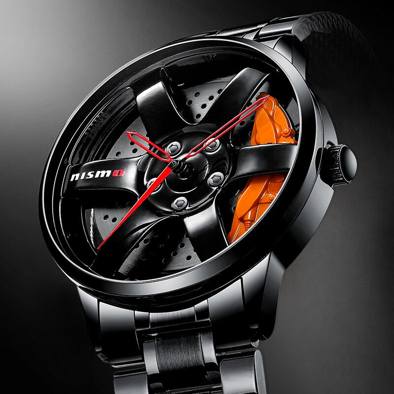NIBOSI Wheel Rim Mens Watches Top Brand Luxury Sport Car Watch Men Fashion Waterproof Men's Quartz Wristwatch Relogio Masculino