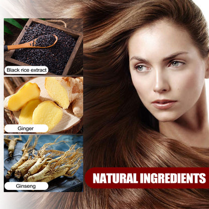 Black Rice Hair Spray Strengthen And Strengthen Hair Dense Hair Hydrating Repair Root Soft Hair Growth Spray