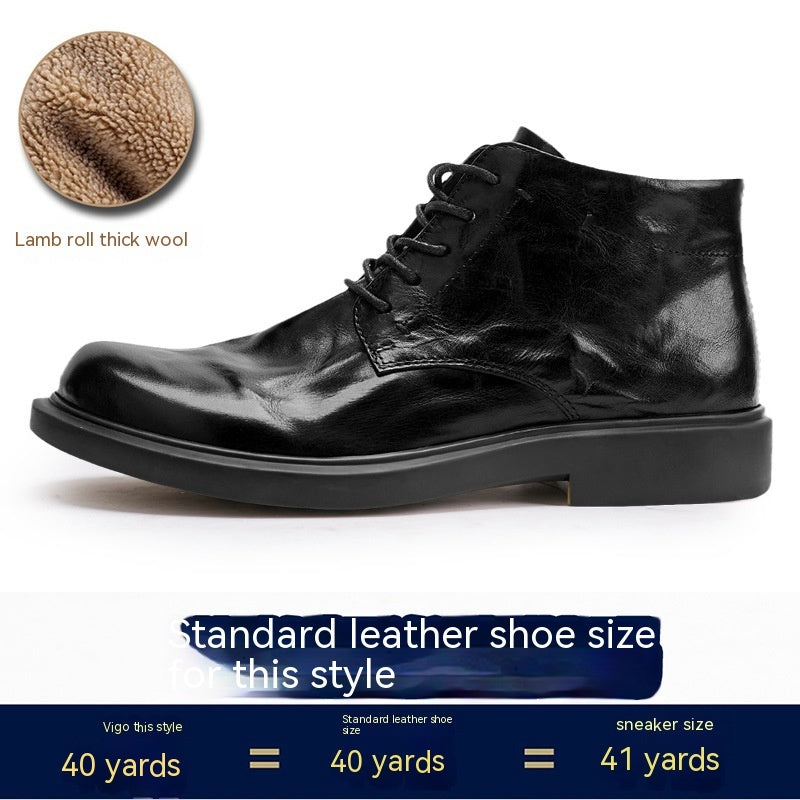 Short Business Casual High-top Martin Boots