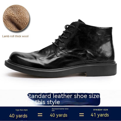 Short Business Casual High-top Martin Boots