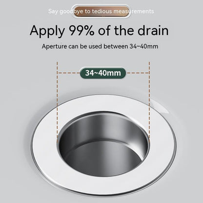 Long Pop-Up Sink Drains Filter Bathroom Press Bounce Basin Plug Stopper Wash Basin Hair Catcher Sink Strainer Kitchen Supplies