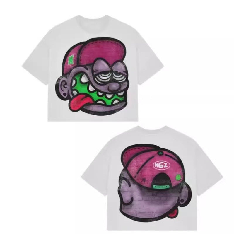 Gothic Harajuku Cartoon Tee