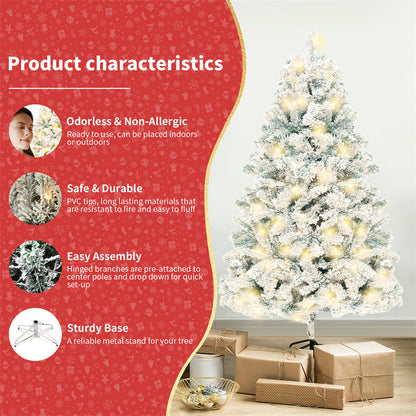 PVC Snow Christmas Tree Decor