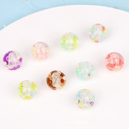 Acrylic Quicksand Ball Jewelry Materials