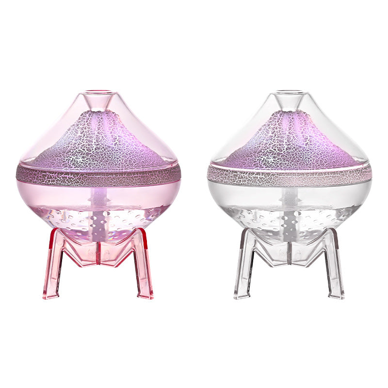 Desktop Volcanic Atmosphere Lamp Crack Humidifier Silent Spray