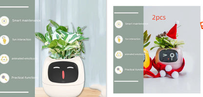 Smart AI Planter with Expressions and Sensors