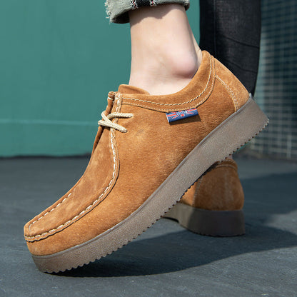 New Casual Korean Style Leather Sneakers