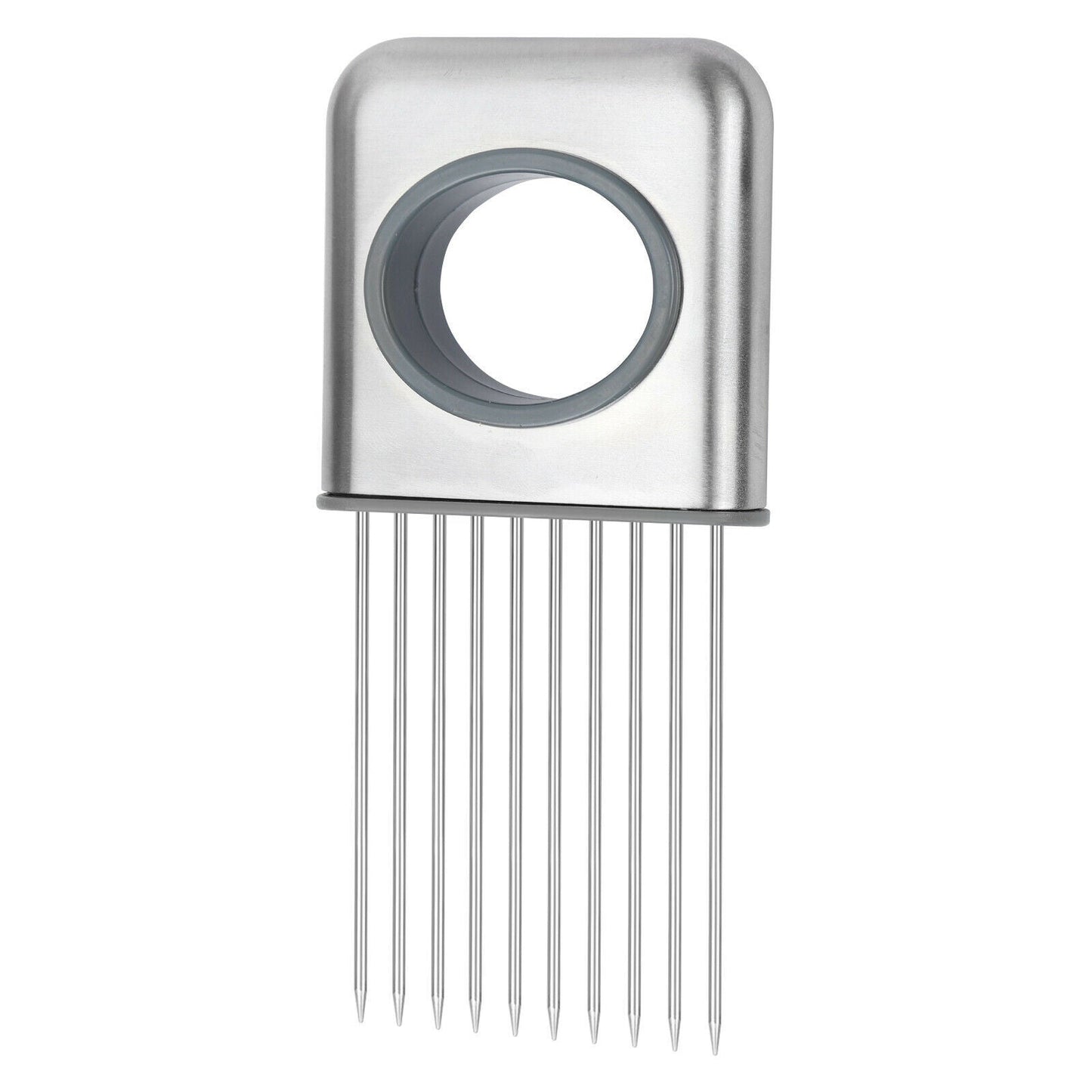Food Slice Assistant Stainless Steel Onion and Tomato Slicer