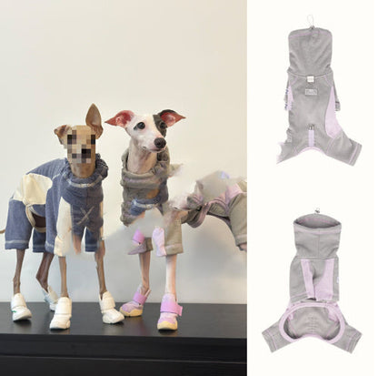 Dog Clothes AutumnWinter Thickened Warm Simple Apparel Sporty Style Four-Leg Base Layer