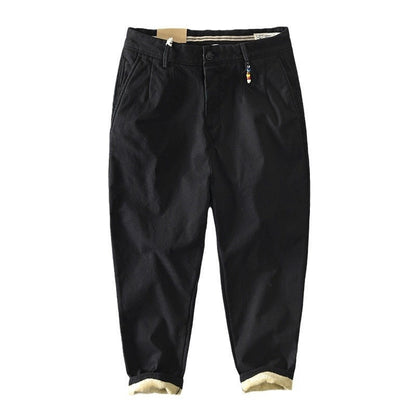 Men's Casual Harem Pants Fleece-lined Autumn Winter