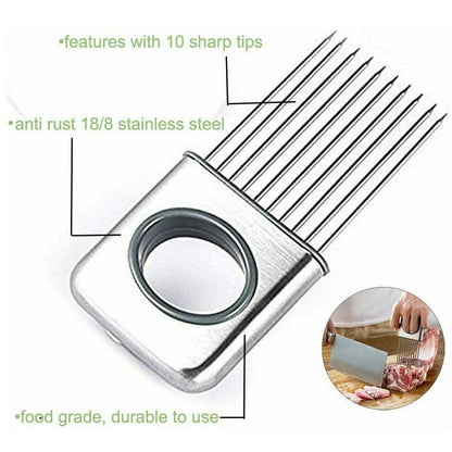 Stainless Steel Onion and Tomato Holder Slicer
